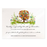 Flower Love Tree Response and Website Cards Business Card