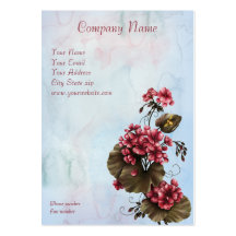 Flower Magic 2012 Pocket Calendar Business Card