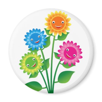 flower magnets by kiddee