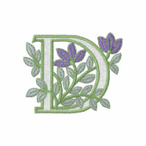 Flower Monogram Initial D