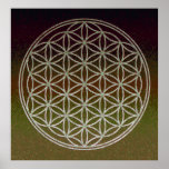 Flower of Life - Alien Rendition Posters