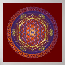 FLOWER OF LIFE / Blume des Lebens - Ornament I Print