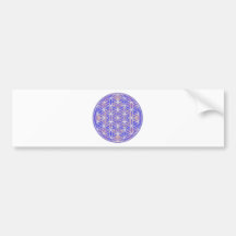 Flower of Life (Colour 3) Bumper Stickers