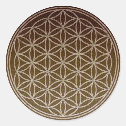 Flower of Life Round Sticker