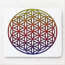 Flower of Life Sacred Geometry Symbol - 1 Mouse Pad