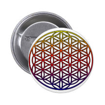 Flower of Life Sacred Geometry Symbol - 1 Pins