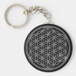 Flower Of Live / silver Key Chain