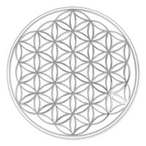 Flower Of Live / silver Sticker