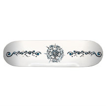Flower Of Love (Henna) (Blue) Skateboard Decks