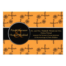 Flower Of Love (Henna) Custom Invitation