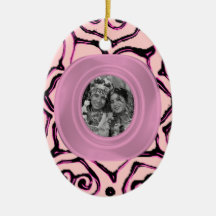 Flower Of Love (Henna) (Pink) Christmas Tree Ornament