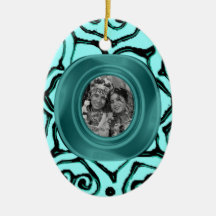 Flower Of Love (Henna) (Turqoise) Ornament