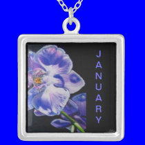 FLOWER OF THE MONTH necklaces