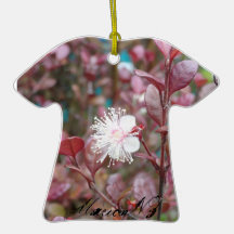 Flower on T-Shirt Ornament