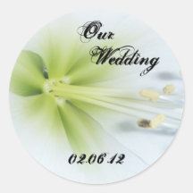 Flower Our Wedding Sticker