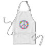 Flower Peace Sign w/Smiley Faces Aprons
