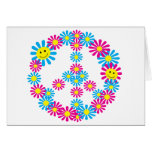 Flower Peace Sign w/Smiley Faces