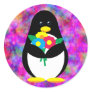 Flower Penguin Stickers