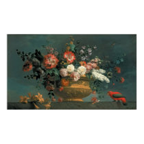 Flower piece with parrot posters