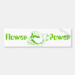 "Flower Power" Bumper Sticker