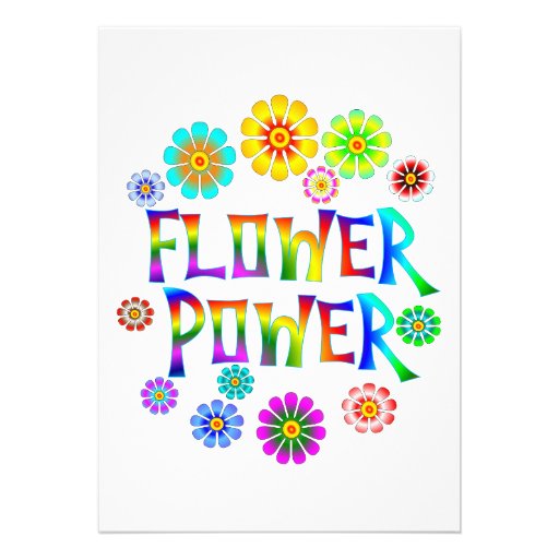 FLOWER POWER CUSTOM INVITE
