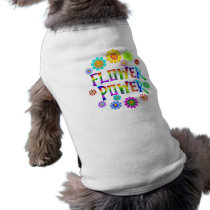 FLOWER POWER PET T-SHIRT