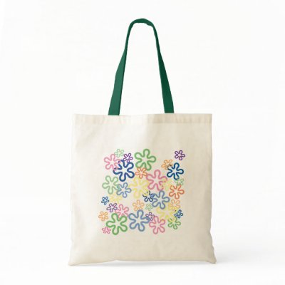 Flower Power Gift Bag / Tote Bag by Heard_