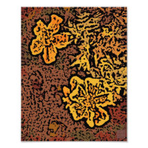 Flower Power in Orange and Yellow Art Photo