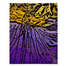 Flower Power in Purple and Yellow