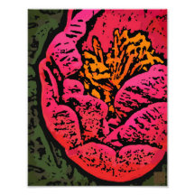 Flower Power in Red and Yellow Art Photo