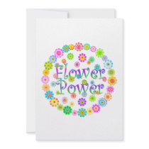FLOWER Power Custom Invitations