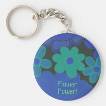 Flower, Power! Key Chain