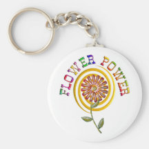 Flower Power Key Chains