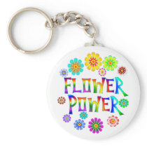 FLOWER POWER KEY CHAIN