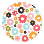 flower power(kkincade12) round sticker