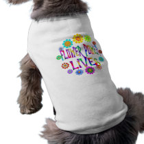 Flower Power Lives Dog Clothes