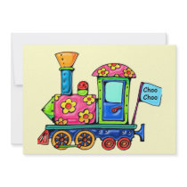 Flower Power Locomotive
