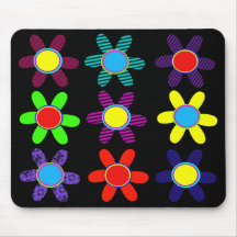 Flower Power Mouse Pad