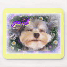 FLOWER POWER MOUSE PADS