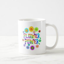 FLOWER POWER MUGS À CAFÉ