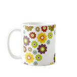 Flower Power Pattern Coffee Mug