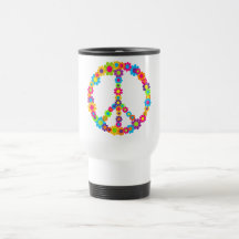 Flower Power Peace Coffee Mug