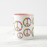 Flower Power Peace Coffee Mugs