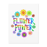 FLOWER POWER POST CARD