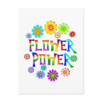 FLOWER POWER POST CARD