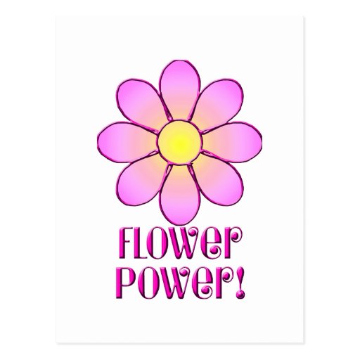 Flower Power Postcards