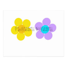 Flower Power Postcards