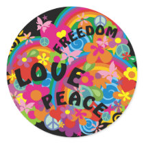 Flower Power Rainbow | black