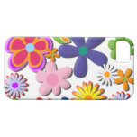 Flower Power Retro Floral Vector Case For The iPhone 5