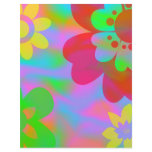 Flower Power Scrapbook Paper Customized Letterhead